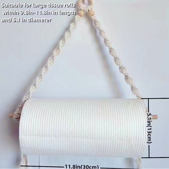 NEW: Soul Embellish Modern Home Decor Accent Handmade Kitchen PaperTowels Holder - Picture 4 of 10